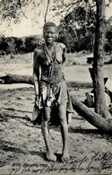 Kolonien Deutsch Südwestafrika Hererofrau Stpl. Windhuk 1912 I-II Colonies - Afrika