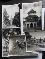 5 Grandes Photographie Ancienne Vietnam Indochine Temple Paysan Lieu Précis à Identifier Hanoï ?? - Asia