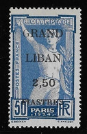 Grand Liban N°21 - Variété G Maigre - Neuf Sans Gomme - TB - Ongebruikt