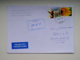 Cover Sent From Poland Flowers Bialystok - Briefe U. Dokumente