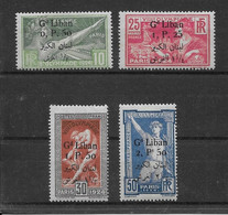 Grand Liban N°45/48 - Neuf * Avec Charnière - TB - Unused Stamps