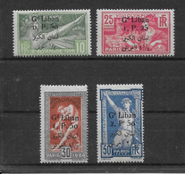 Grand Liban N°45/48 - Neuf * Avec Charnière - TB - Ungebraucht