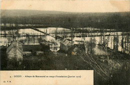 Ducey * Vue Sur L'abbaye De Montmorel En Temps D'inondation * Janvier 1910 * Crue - Ducey