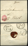 MITROVICZA 1866. Krajcáros Levél, Tartalommal Triestbe Küldve - ...-1867 Prephilately