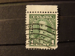 CANADA 1935 Perforé - Perfin