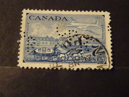 CANADA 1951  Perforé - Perfins