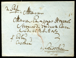 PEST 1794.  Szép Portós Levél A Lőcsére Küldve  /  Nice Unpaid Letter To Lőcse - ...-1867 Prephilately