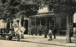 Paris 19ème * Devanture Scierie & Machines à Travailler Le Bois KIRCHNER & Cie , 77 Rue Manin * Commerce Magasin - Distretto: 19