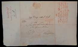 POZSONY 1832. Érdekes Postaszolgálati Ex Offo Levél Nagyszalatnára Küldve, A Postamesternek - ...-1867 Prefilatelia
