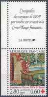 FRANCE 1994 CROIX ROUGE. Yvert N° 2915a Avec Logo Attenant Issu Du Carnet. (** Neuf Sans Charnière. MNH) - Unused Stamps