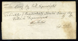 RIMASZOMBAT 1842. Régi Bélyeg Előtti Levél Sajógömörre Küldve     ##   /  RIMASZOMBAT 1842 Vintage Pre-stamp Letter To S - ...-1867 Préphilatélie