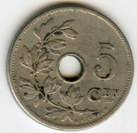 Belgique Belgium 5 Centimes 1905 Flamand KM 55 - 5 Cent