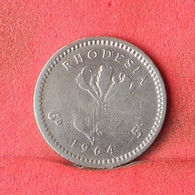 RHODESIA 5 CENTS 1964 -    KM# 1 - (Nº39185) - Rhodesien