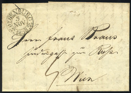 SOPRON 1838. Dekoratív Számla Levél Bécsbe Küldve - ...-1867 Prephilately