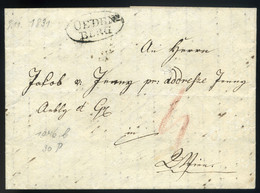 SOPRON 1831. Szignettás Levél Bécsbe Küldve  /  1931 Signette Letter To Vienna - ...-1867 Prefilatelia