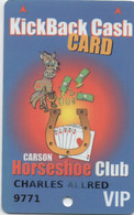 Carson Horseshoe Club Casino : Carson City NV - Casino Cards