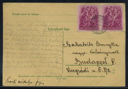 SZABADSZÁLLÁS  1938. Régi Levelezőlap Budapestre Küldve  /  SZABADSZÁLLÁS 1938 Vintage Postal Card Sent To Budapest - ...-1867 Préphilatélie