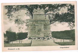 D-11764   EMMERICH : Kiegerdenkmal - Emmerich