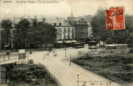 Rouen * La Rue Du Donjon * La Rue Jeanne D'arc * Tramway Tram - Rouen