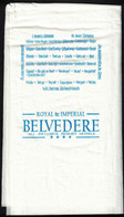 Grèce Serviette En Papier Paper Napkin Royal & Impérial BELVEDERE All Inclusive Resort Hotels - Werbeservietten