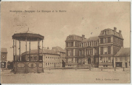 Momignies - Belgique - Le Kiosque Et La Mairie - Oblitération Feldpost 1918 - Momignies