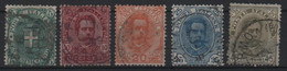 1891-96 Umberto I Serie US - Oblitérés