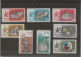 HONGRIE - EXPO DE BRUXELLES - N° 198 A 205 NEUF SANS CHARNIERE -ANNEE 1958- COTE : 9,50 € - Neufs