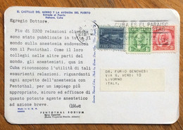 CUBA - CARTOLINA CON BELLA AFFRANCATURA DEL 1955 - PROPAGANDA FARMACEUTICA - Lettres & Documents