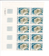 1987 - Bloc De 10 Timbres - N° 2464 - Azay Le Rideau - Andere & Zonder Classificatie