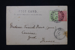 AUSTRALIE - Affranchissement De Adelaïde Sur Carte Postale ( River ) En 1905 Pour La France - L 82561 - Lettres & Documents