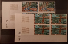 St.Pierre Et Miquelon/Saint Pierre And Miquelon N°385/86 Nd Bloc De 4 Cd**TB - Non Dentelés, épreuves & Variétés