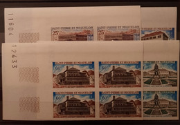 St.Pierre Et Miquelon/Saint Pierre And Miquelon N°387/90 Nd Bloc De 4 CdF**TB - Geschnittene, Druckproben Und Abarten