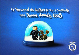 Delcampe - ► Boule à Neige Ratp  Voeux 2005 - Spielzeug & Spiele