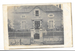 ANTHIEN (58) Rare Carte Photo Façade De La Villa Marie Louise - Autres & Non Classés