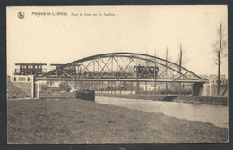 +++ CPA - MERBES LE CHATEAU - Pont Du Tram Sur La Sambre - Nels  // - Merbes-le-Chateau