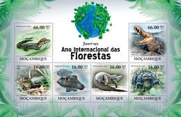 Mozambique 2011 MNH - Crocodiles (Fauna). YT 3610-3615, Mi 4308-4313, Sc 2173 - Mozambique