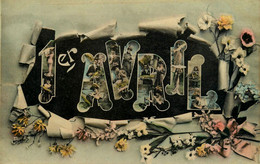 Thème Fête - 1er Avril - Cpa Carte Photo - Art Nouveau Jugenstil - 1 De April (pescado De Abril)