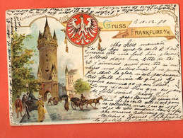 ZDB-09  Gruss Aus Frankfurt Am Mein Pionier. Gelaufen 1899 - Frankfurt A. Main