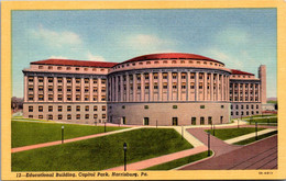 Pennsylvania Harrisburg Capitol Park Educational Building Curteich - Harrisburg