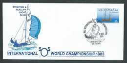 Australia 1983 Brighton Seacliff Yacht Championship Special Cover , Brighton Cds - Sonstige & Ohne Zuordnung