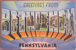 VINTAGE AND RARE PENNSYLVANIA USA UNITED STATES CARD ANSICHTSKARTE CARTOLINA POSTCARD PC STAMP - Lancaster