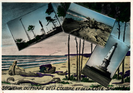 Souvenir Du Phare De La Coubre Et De La Côte Sauvage (Charente Maritime) Multivues - Editions La Cigogne - Phares