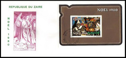 FDC BL46°(1075) - Noël / Kerstmis / Weihnachten / Christmas - 1980 - ZAÏRE - 1980-1989