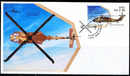 XB1984 Israel 2020 Advanced Weapons Black Hawk Helicopter FDC - Ungebraucht (ohne Tabs)