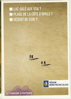 Cote D'opale-plage D'escalles-carte Pub-cpm - Nord-Pas-de-Calais