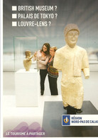 Nord Pas De Calais-lens-musée Du Louvre-la Galerie Du Temps--carte Pub-cpm - Nord-Pas-de-Calais