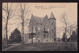 NAZARETH  CHATEAU DE LA TOURELLE   ( HERFST  GEEN BLADEREN AAN BOMEN ) 2 SCANS - Nazareth