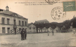 76 - PETIT-QUEVILLY - La Mairie, La Place Et Le Terminus Du Tramway - Le Petit-Quevilly