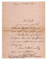 VP17.865 - MILITARIA - LANGRES 1913 - Lettre Du Soldat Paul DUPONT Au 21 ème Régiment D'Infanterie - Documents