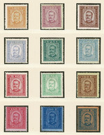 Portugal, 1892/3, # 68/79, 5, 25 E 50 Reis D. 11 1/2, 300 Reis D. 13 1/2 Outros D. 12 3/4, MH - Neufs